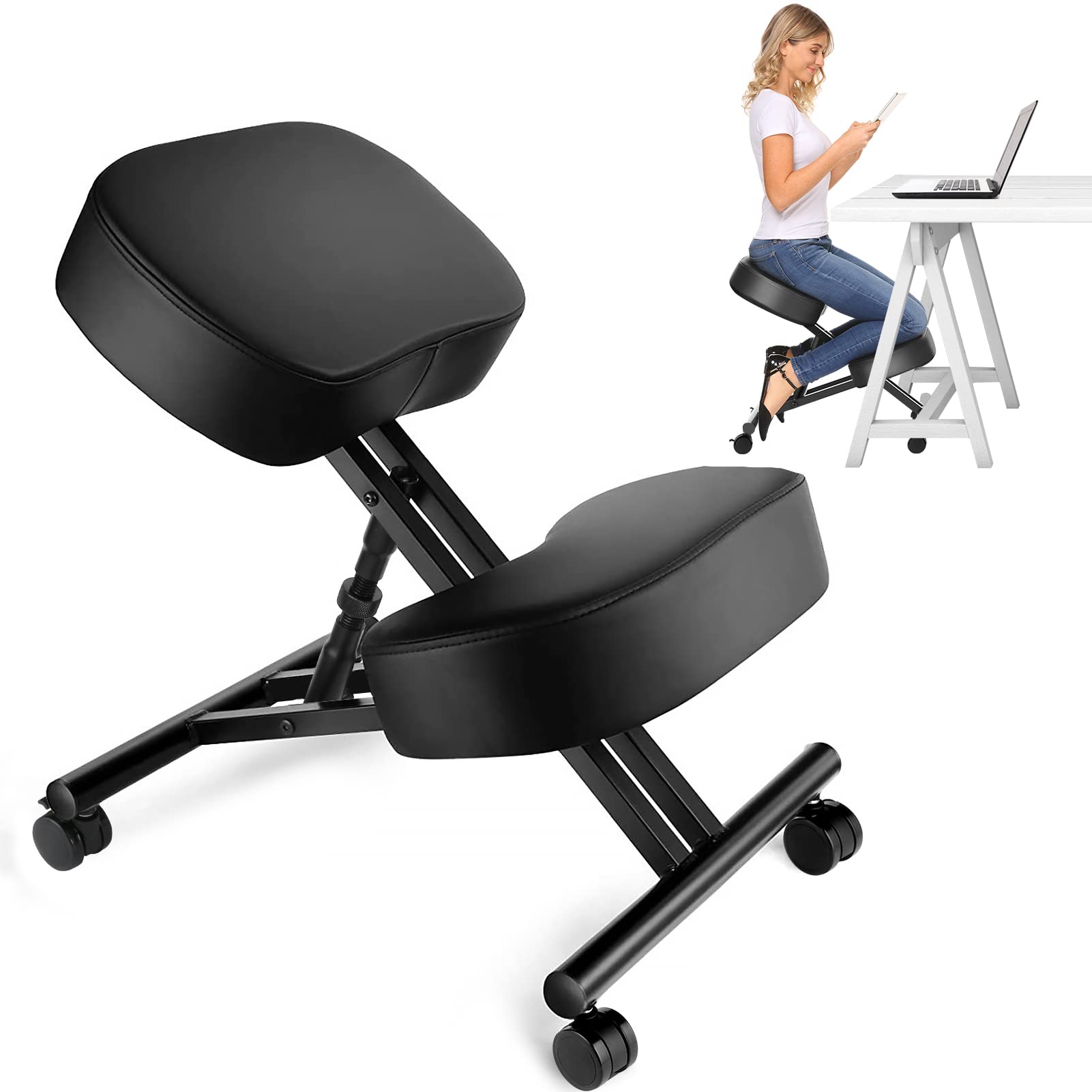 Office Furniture Commercial - كرسي للركوع مريح للمكتب، مقعد قابل