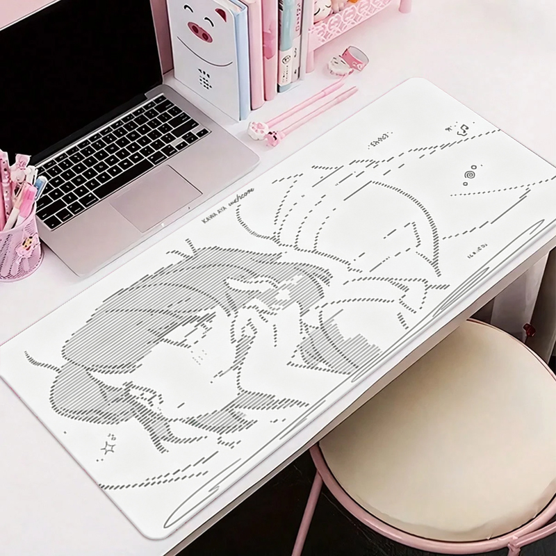 Office Furniture China - لوحة ماوس جلدية كبيرة بتصميم أنمي