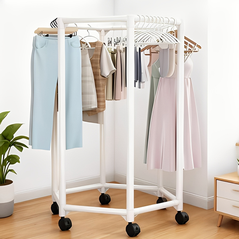 حامل ملابس أرضي سداسي الشكل قا - مراجعة Coat Rack Standing وسعره