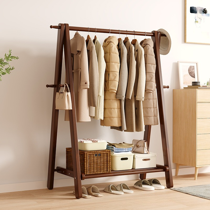 خزانة ملابس خشبية صلبة قائمة ب - مراجعة Coat Rack Standing وسعره