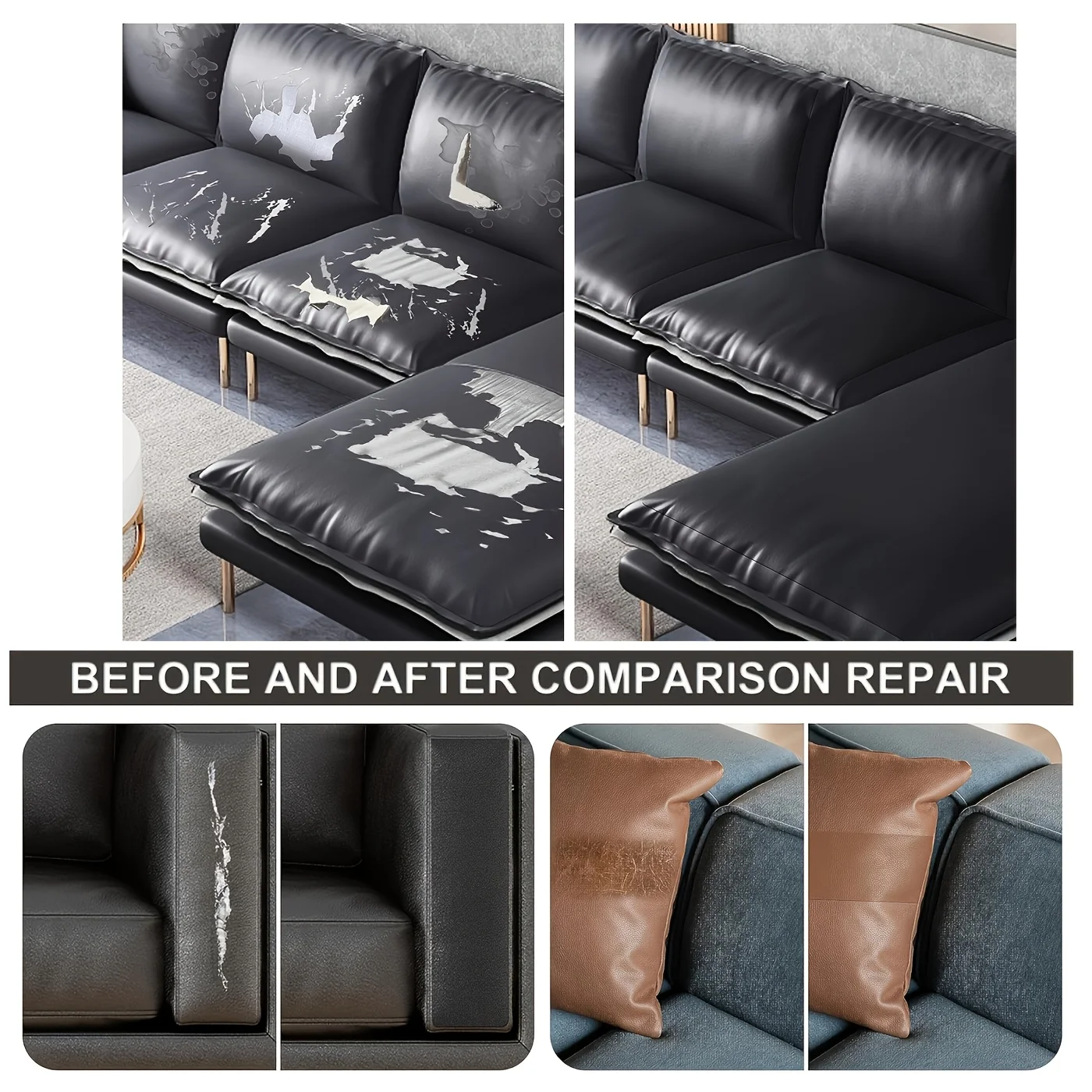 شريط إصلاح الجلد، متوفر بألوان - مراجعة Office Furniture Repair وسعره
